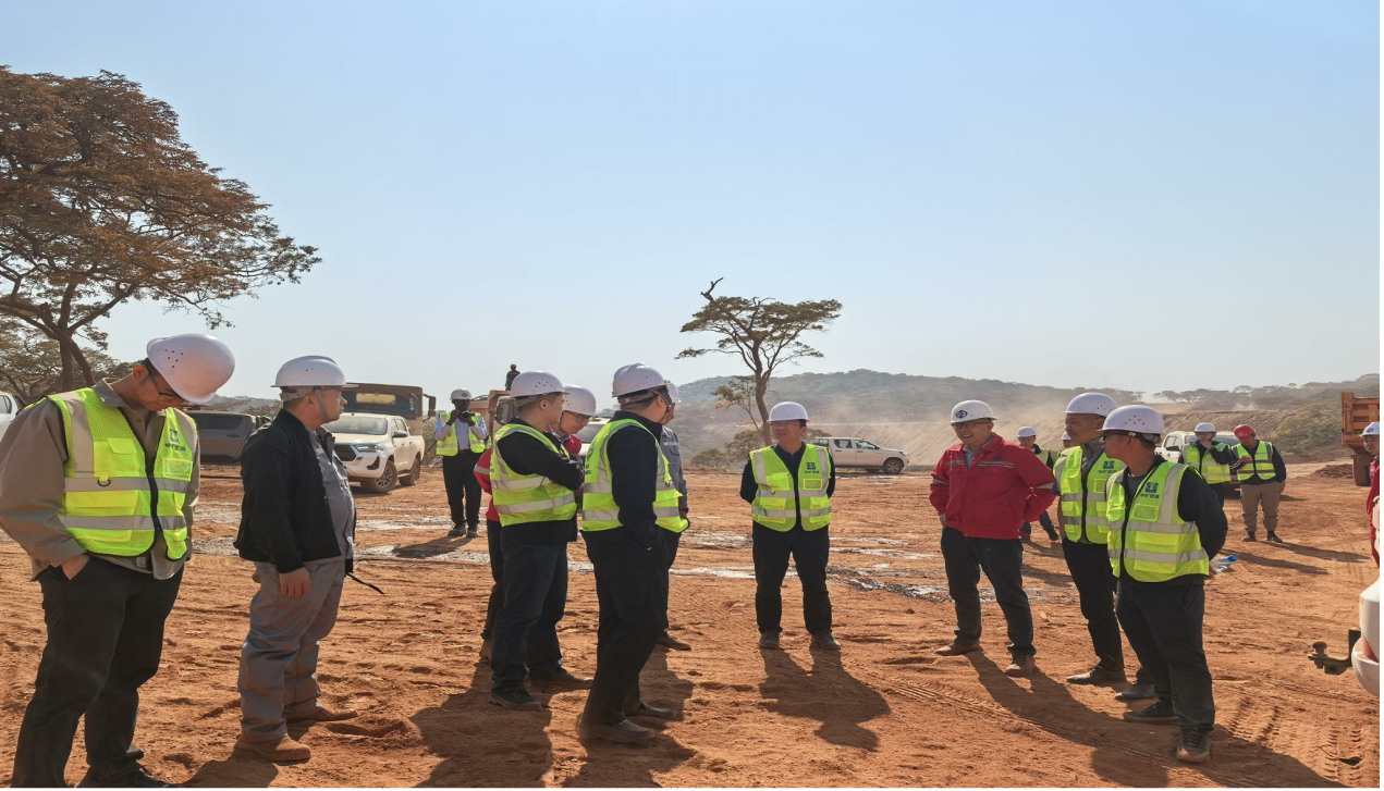 今年会集团董事长王平卫赴赞比亚 考察督导Kitumba铜矿项目建设